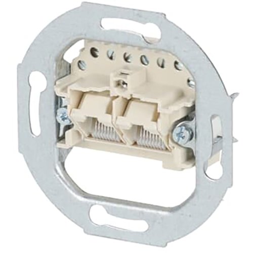 ABB Busch-Jaeger datacontactdoos 2 x RJ45 parallel cat3 - 9paa00000281304 - 20087964