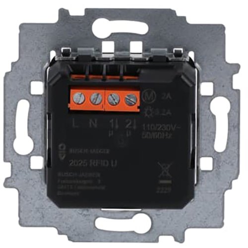 ABB Busch-Jaeger inbouwsokkel kaartschakelaar met RFID kaartlezer - 9paa00000281346 - 20088013