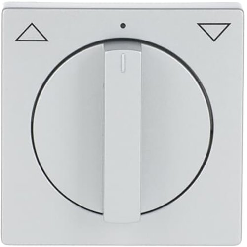 B&J centraalplaat dr.knop jal alu-zilver 1740-83 - 9paa00000281533 - 7234021