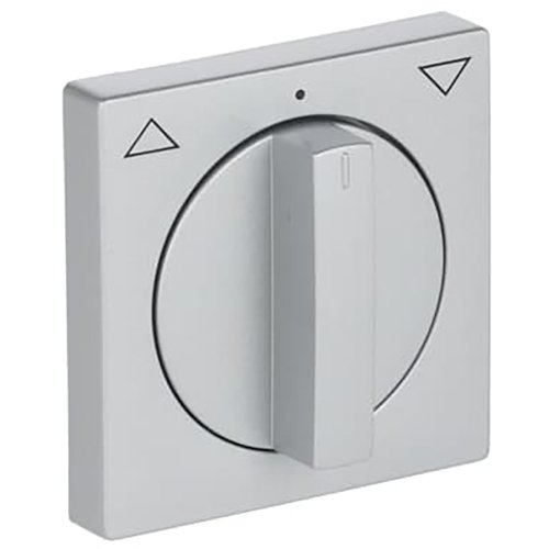 B&J centraalplaat dr.knop jal alu-zilver 1740-83 - 9paa00000281535 - 7234021