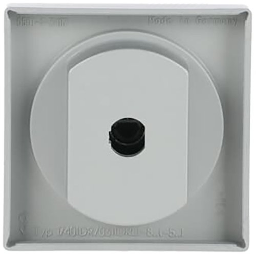 B&J centraalplaat dr.knop jal alu-zilver 1740-83 - 9paa00000281536 - 7234021
