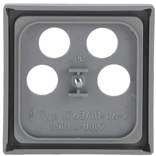 ABB Busch-Jaeger cpl 50 x 50 Ankaro antenne f-aluzilver - 9paa00000281829 - 20088705