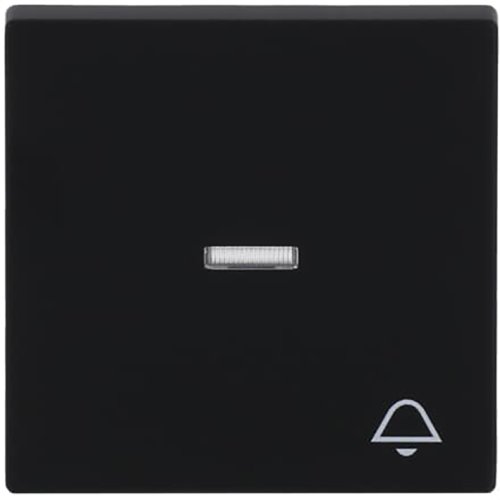 ABB Busch-Jaeger wip met lens v pulsdr bel f-matzwart - 9paa00000282137 - 20089081