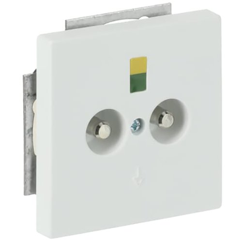 ABB Busch-Jaeger aardingscontactdoos+cpl 2v inb f-matwit - 9paa00000282974 - 20090288