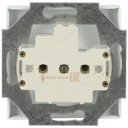 ABB Busch-Jaeger aardingscontactdoos+cpl 2v inb f-matwit - 9paa00000282975 - 20090288