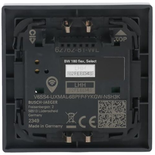 ABB Busch-Jaeger Busch-W&auml;chter&reg; 180 flex comfortsensor F-antraciet Wireless - 9paa00000283143 - 20090327