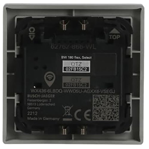 ABB Busch-Jaeger Busch-W&auml;chter&reg; 180 flex comfortsensor pure rvs Wireless - 9paa00000283173 - 20090333