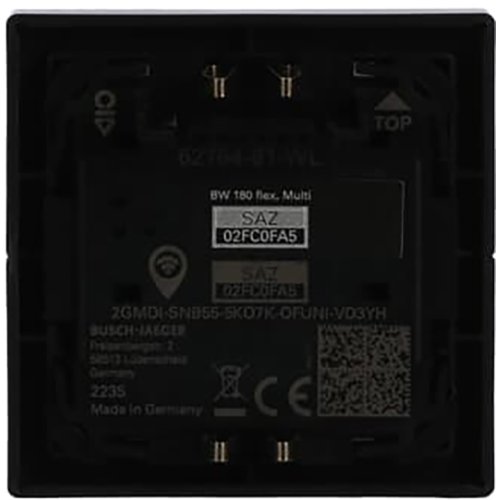 ABB Busch-Jaeger Busch-W&auml;chter&reg; 180 flex comfort multilens F-antraciet Wireless - 9paa00000283185 - 20090337