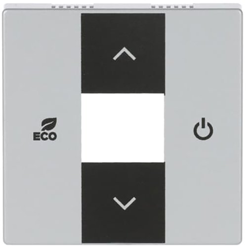 ABB Busch-Jaeger FaH cpl thermostaat f-aluzilver - 9paa00000283280 - 20090423