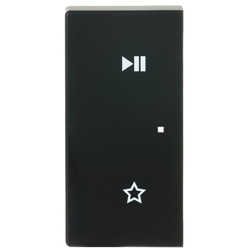 ABB Busch-Jaeger FaH wip 2-v links, Play/Pause Future mat zwart - 9paa00000283621 - 20090576