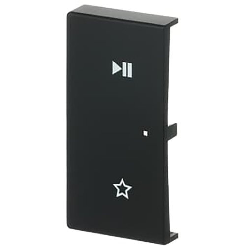 ABB Busch-Jaeger FaH wip 2-v links, Play/Pause Future mat zwart - 9paa00000283622 - 20090576