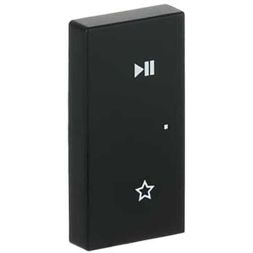 ABB Busch-Jaeger FaH wip 2-v links, Play/Pause Future mat zwart - 9paa00000283623 - 20090576