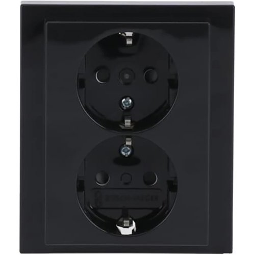 ABB Busch-Jaeger wcd ra dubbel kv inb carat antraciet - 9paa00000284088 - 20091176