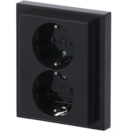 ABB Busch-Jaeger wcd ra dubbel kv inb carat antraciet - 9paa00000284089 - 20091176