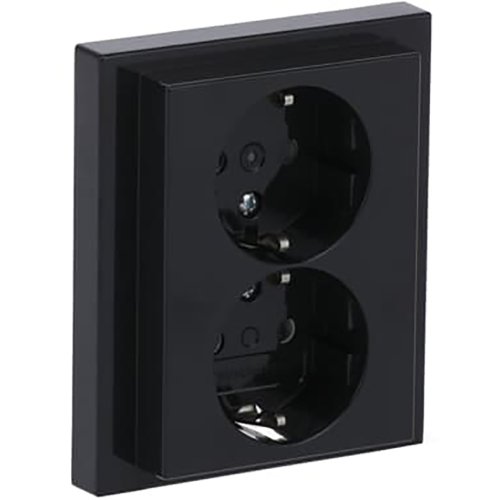 ABB Busch-Jaeger wcd ra dubbel kv inb carat antraciet - 9paa00000284090 - 20091176