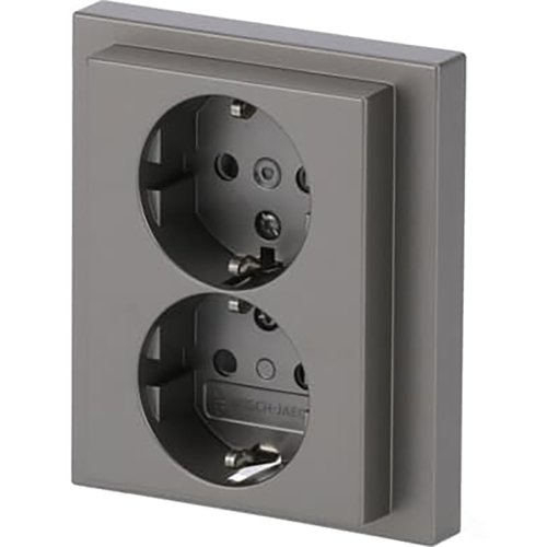 ABB Busch-Jaeger wcd ra dubbel kv inb f-edelstaal - 9paa00000284109 - 20091194