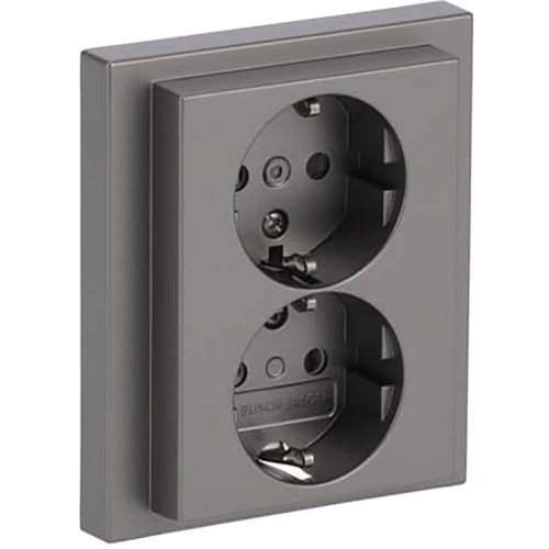 ABB Busch-Jaeger wcd ra dubbel kv inb f-edelstaal - 9paa00000284110 - 20091194