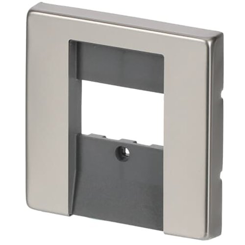 B&J centraalplaat luidspr/tae/usb rvs 1766-866 - 9paa00000285909 - 3131725