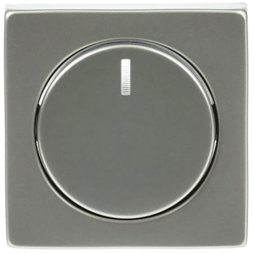 B&J centraalplaat+dimmerknop rvs 6540-866-102 - 9paa00000285916 - 3131490