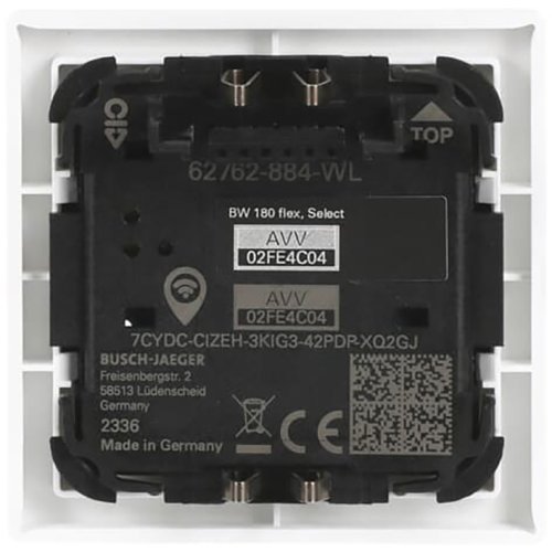 ABB Busch-Jaeger Busch-W&auml;chter&reg; 180 flex comfortsensor F-studiowit mat Wireless - 9paa00000286976 - 20090331
