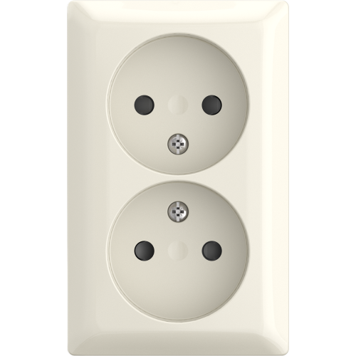 ABB Busch-Jaeger wcd kv dubbel opb b-AP wit - 9paa00000287124 - 20091221