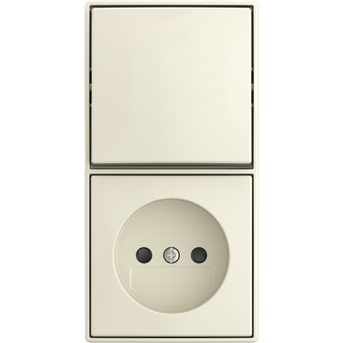 ABB Busch-Jaeger combinatie kv wis opb b-AP wit - 9paa00000287131 - 20091228