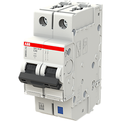 ABB Componenten Installatieautomaat 1 polig + NP, C kar.,40A, 10kA - 9paa00000289003 - 20113158