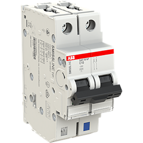 ABB Componenten Installatieautomaat 1 polig + NP, C kar.,2A, 10kA - 9paa00000289103 - 20113125