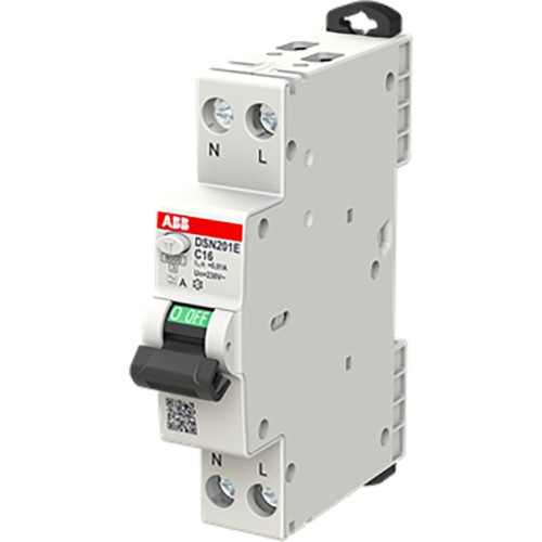 ABB Componenten Compacte aardlekautomaat 1P+N C-Kar. 16A, 10mA - 9paa00000294076 - 20125382
