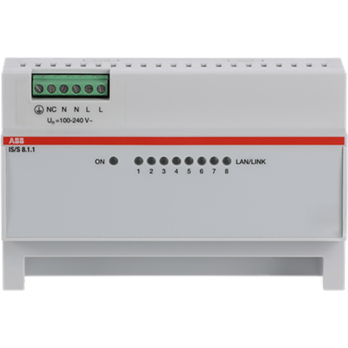 ABB Busch-Jaeger IS/S8.1.1 IP Switch, 8 Poorten - 9paa00000299288 - 20087925