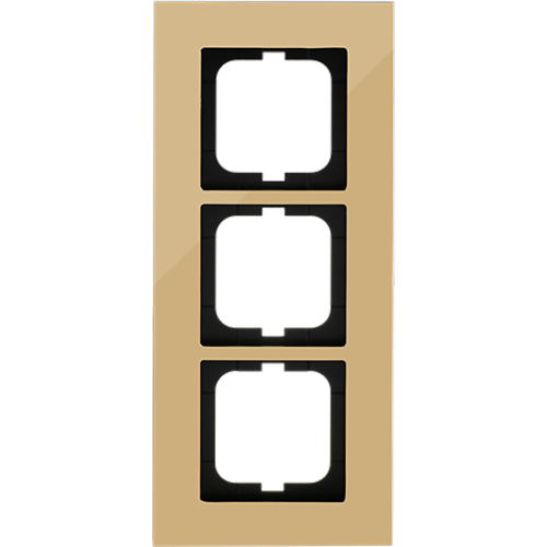 ABB Busch-Jaeger afdekraam 3v c-goud - 9paa00000299530 - 20089515