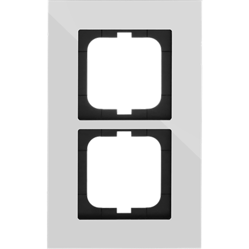 ABB Busch-Jaeger afdekraam 2v c-chroom - 9paa00000299535 - 20089518