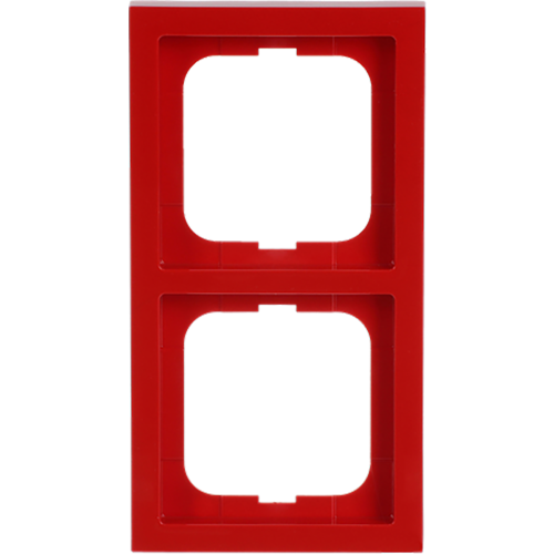 ABB Busch-Jaeger afdekraam hoekig 2v future rood - 9paa00000299540 - 20089650