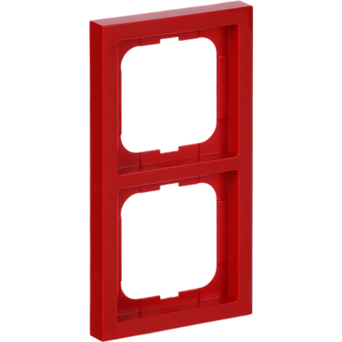 ABB Busch-Jaeger afdekraam hoekig 2v future rood - 9paa00000299542 - 20089650