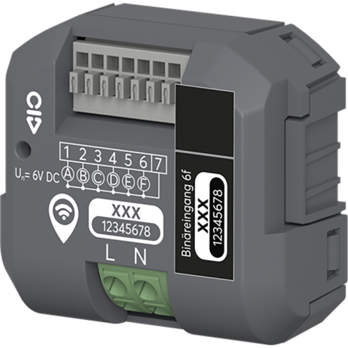 ABB Busch-Jaeger Binaire ingang free@home wireless 6 voudig potentiaal vrij,inbouw,wire - 9paa00000306118 - 20090889