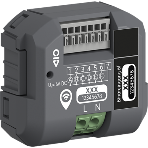 ABB Busch-Jaeger Binaire ingang free@home wireless 6 voudig potentiaal vrij,inbouw,wire - 9paa00000306119 - 20090889