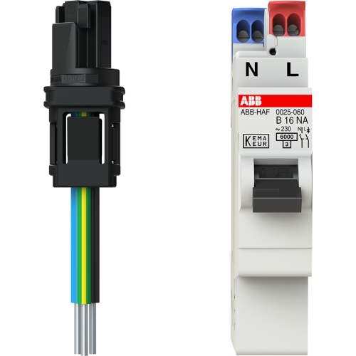 ABB Installatiedozen en -kasten Uitbreidingsset Wago RD connector met een steekbare Flexomaat B16 (2 s - 9paa00000306734 - 20087584