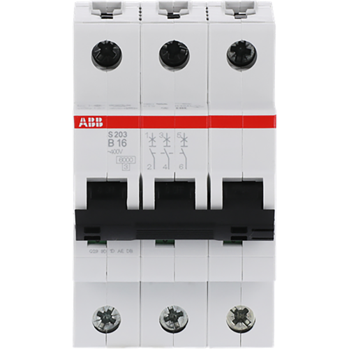 ABB automaat 3p b16 6ka S203-B16 - 9paa00000310282 - 8024987