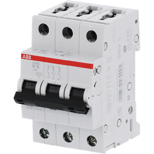 ABB automaat 3p b16 6ka S203-B16 - 9paa00000310283 - 8024987