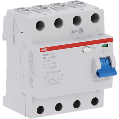 ABB Componenten Aardlekschakelaar 4p 40 A, 30mA - 9paa00000310765 - 20123992