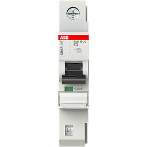 ABB Componenten Installatieautomaat 1 polig, UC-Z kar., 3A, 10kA - 9paa00000313226 - 20113100