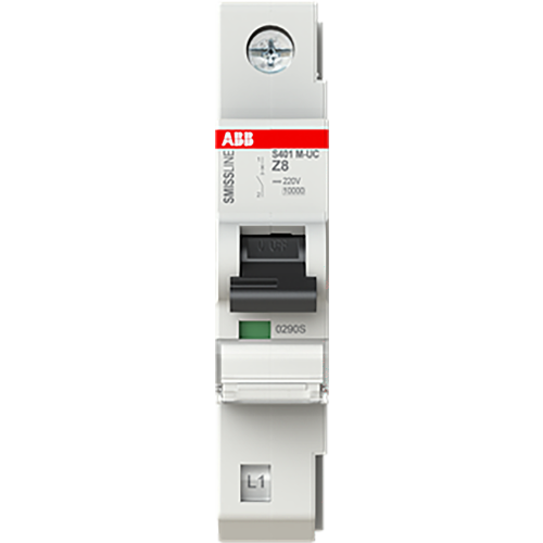 ABB Componenten Installatieautomaat 1 polig, UC-Z kar., 8A, 10kA - 9paa00000313244 - 20113106