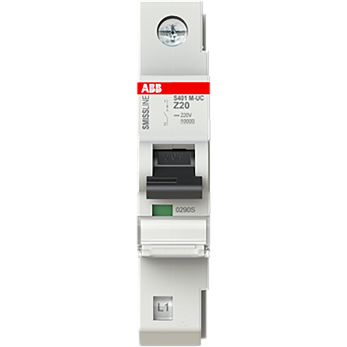 ABB Componenten Installatieautomaat 1 polig, UC-Z kar., 20A, 10kA - 9paa00000313262 - 20113114