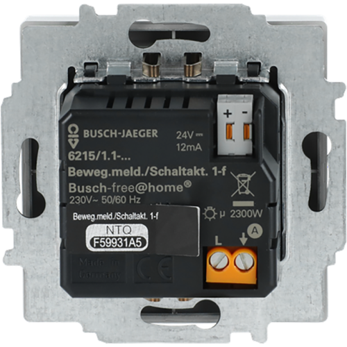 ABB Busch-Jaeger FaH bewegingssensor/aktor 1v f-aluzilver - 9paa00000315925 - 20090455