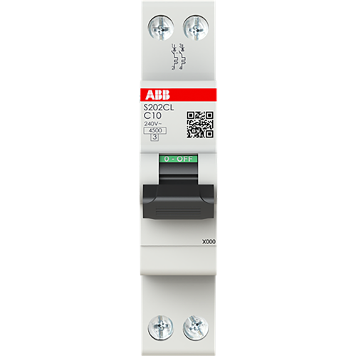 ABB Componenten MCB - 200C - 2P - 10 A - C - (230 V) 4.5 Ka - 9paa00000317511 - 20209820