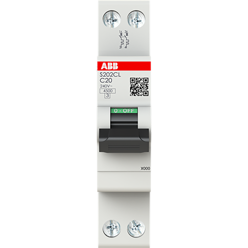 ABB Componenten MCB - 200C - 2P - 20 A - C - (230 V) 4.5 Ka - 9paa00000317517 - 20209822