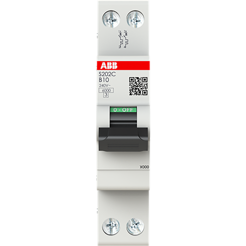 ABB Componenten Installatieautomaat - S200C 2P, 10A, B-char, 6kA - 9paa00000317547 - 20125136