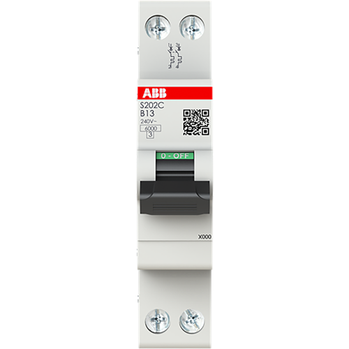 ABB Componenten MCB - 200C - 2P - 13 A - B - (230 V) 6 Ka - 9paa00000317553 - 20209825
