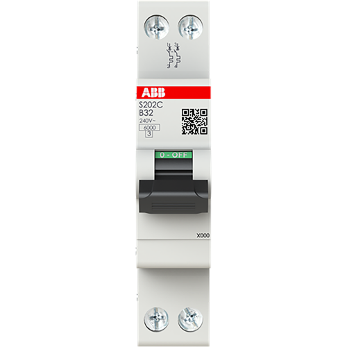 ABB Componenten MCB - 200C - 2P - 32 A - B - (230 V) 6 Ka - 9paa00000317580 - 20209829