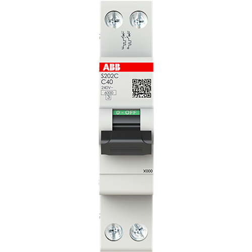 ABB Componenten MCB - 200C - 2P - 40 A - C - (230 V) 6 Ka - 9paa00000317583 - 20209830
